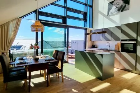 Küche / Küchenzeile Ferienwohnung "Himmel und Meer" 1. Reihe in Kalifornien