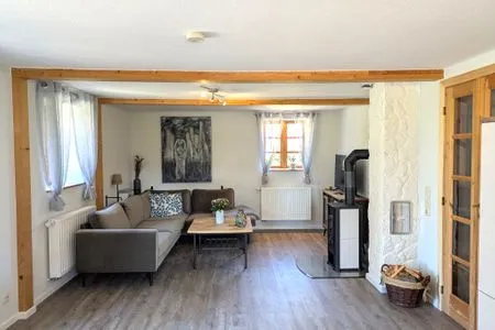 Wohnzimmer Ferienwohnung "Koppelkuck" in Schwartbuck