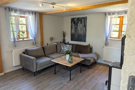 Wohnzimmer Ferienwohnung "Koppelkuck" in Schwartbuck