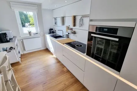 Küche / Küchenzeile Ferienhaus "Küstenhuus" in Kalifornien an der Ostsee