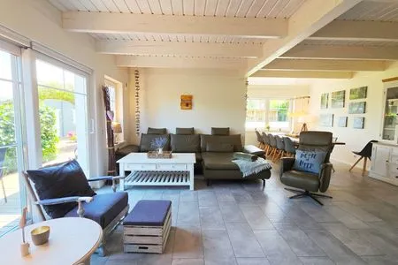 Wohnzimmer Ferienhaus "Lille Hus" - Urlaub mit bis zu 12 Personen