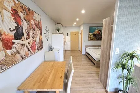 Wohnzimmer Ferienwohnung "Seepferdchen" in Schönberg-Holm an der Ostsee
