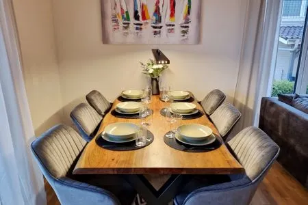 Wohnzimmer Ferienwohnung "Seeräuber" in Schönberg-Kalifornien