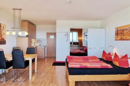 Wohnzimmer Ferienwohnung "Sonne, Strand und Meer 1702" an der Ostsee