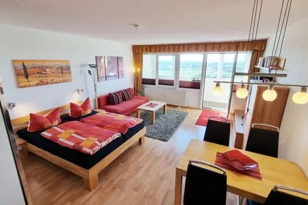 Wohnzimmer Ferienwohnung "Sonne, Strand und Meer 1702" an der Ostsee