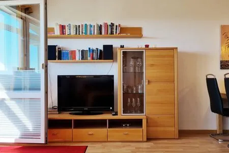 Wohnzimmer Ferienwohnung "Sonne, Strand und Meer 1702" an der Ostsee
