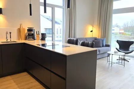 Küche / Küchenzeile Ferienwohnung "Strandgut" in 1. Reihe an der Ostseeküste