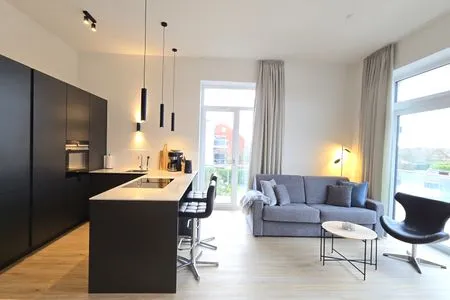 Küche / Küchenzeile Ferienwohnung "Strandgut" in 1. Reihe an der Ostseeküste