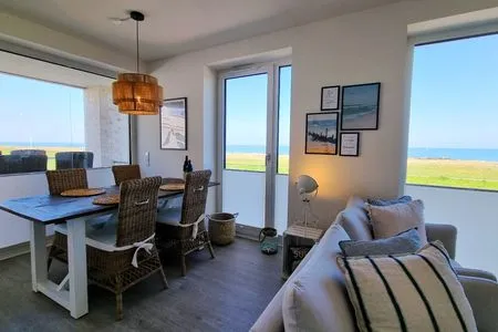 Wohnzimmer Ferienwohnung "Surfside" in Schönberg-Kalifornien
