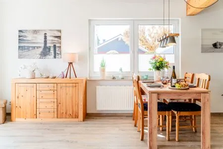Wohnzimmer Mövennest Ferienwohnung