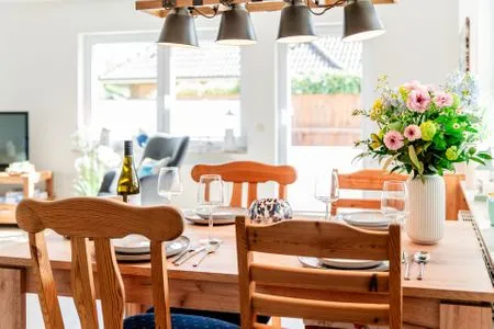 Wohnzimmer Mövennest Ferienwohnung