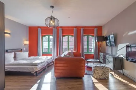 Ferienwohnung Müritznest Klink - offener Wohnbereich  Müritznest