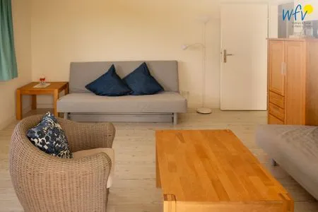Wohnzimmer Haus Harle Hörn Ferienwohnung 1 und 2