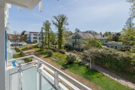 3 Ferienwohnung Godewind Aparthotel Zingst - Blick vom Balkon in die Umgebung und die Nachbarschaft  Godewind