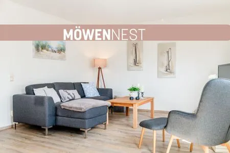 Wohnzimmer Mövennest Ferienwohnung