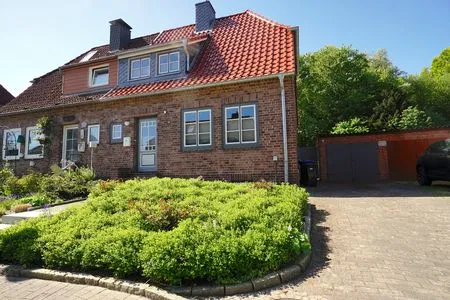 Fassade / Eingang Sonniges Ferienhaus Tante Inge in der Eckernförder Bucht