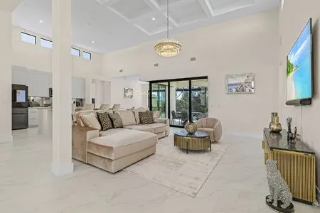 living room Villa Sir Henry 10 am Kanal