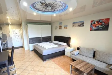 Wohnzimmer Ferienwohnung "Leuchtturm" in Schönberg-Holm an der Ostsee