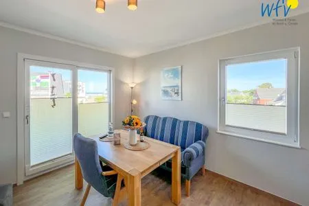 Wohnzimmer Apartmenthaus Roberta Ferienwohnung Seehund