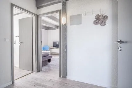 Wohnzimmer Ferienwohnung Nordsee Koje Pellworm