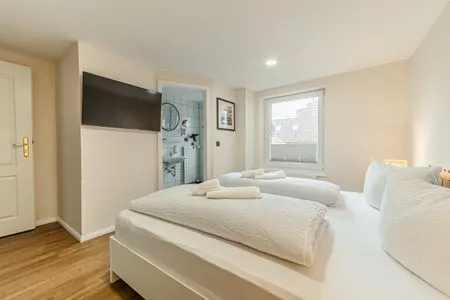 Schlafzimmer Hotel Seepferdchen | Zimmer 1 | Eckernförde
