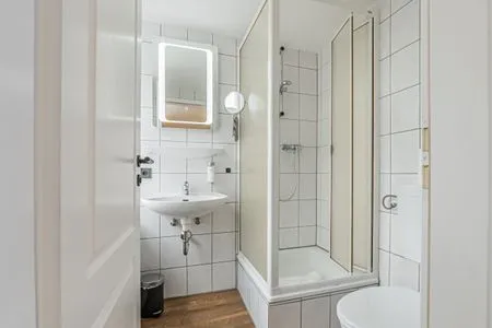 Badezimmer Hotel Seepferdchen | Zimmer 2 | Eckernförde