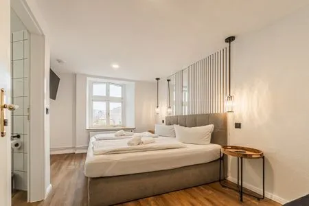 Schlafzimmer Hotel Seepferdchen | Zimmer 3 | Eckernförde