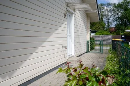 Fassade / Eingang (BIR14) Ferienhaus am Birkenweg