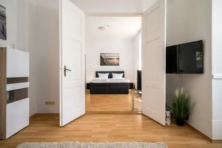 3 Ferienwohnung Strandgut Malchow - Blick ins Schlafzimmer  Strandgut