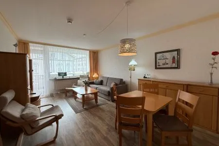 Wohnzimmer Ferienwohnung im Haus Strandstr.22 Strandläufer 34