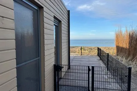 Enkhuizer Strand BeachHouse Panoramadeck mit Zaun Nr. 415 Enkhuizen / IJsselmeer - 