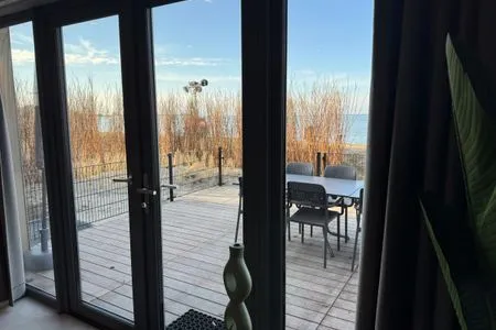 Enkhuizer Strand BeachHouse Panoramadeck mit Zaun Nr. 415 Enkhuizen / IJsselmeer - 