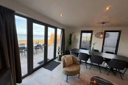 Enkhuizer Strand BeachHouse Panoramadeck mit Zaun Nr. 415 Enkhuizen / IJsselmeer - 