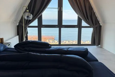 Enkhuizer Strand BeachHouse Panoramadeck mit Zaun Nr. 415 Enkhuizen / IJsselmeer - 