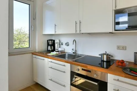 Küche / Küchenzeile Haus Carl Stegmann Ferienwohnung FADAMA-HIN