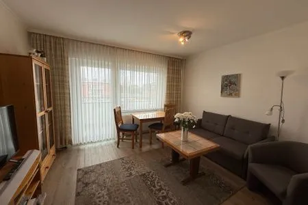 Wohnzimmer Ferienwohnung im Haus Nordland App 47 (Hund)