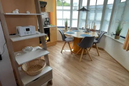 Wohnzimmer Ferienwohnung Deichkrone