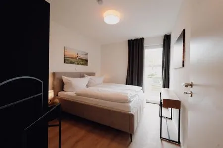 Schlafzimmer Strandvilla Glowe - Meeresrauschen