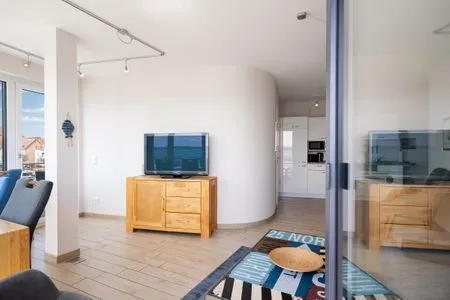 Panorama Suite Waren mit offen gestalteten Wohnbereich  Panorama Suite