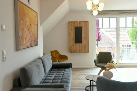 Wohnzimmer Haus Casper Ferienwohnung Watt'n Kiek