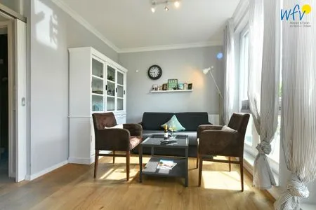 Wohnzimmer Villa Dorfgroden Ferienwohnung Strandvogt