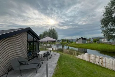 De IJssel Eilanden Chalet Steghouse mit Zaun Nr. 546 Kampen /  Reevemeer - 