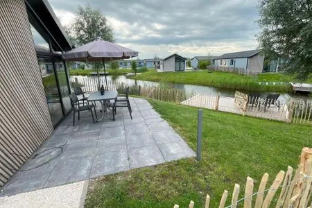 De IJssel Eilanden Chalet Steghouse mit Zaun Nr. 546 Kampen /  Reevemeer - 