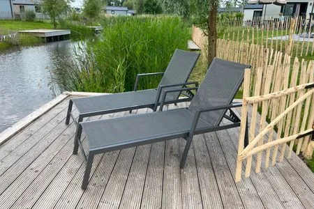 De IJssel Eilanden Chalet Steghouse mit Zaun Nr. 546 Kampen /  Reevemeer - 