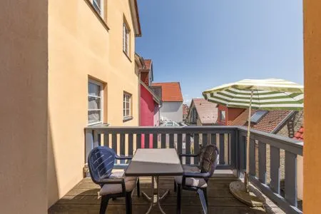 2 Ferienwohnung Blaue Kombüse Waren (Müritz) - mit Balkon  Blaue Kombüse