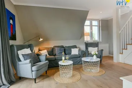 Wohnzimmer Ferienhaus Charlotte 48 Ferienwohnung große Charlotte