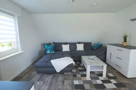 Wohnzimmer Ferienwohnung Strandzeit