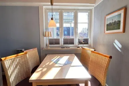 Wohnzimmer Ferienwohnung Deichbrise Pellworm