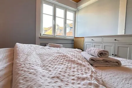 Schlafzimmer Ferienwohnung Deichbrise Pellworm
