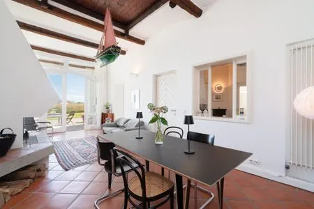 Wohnzimmer Fewo - Landblick